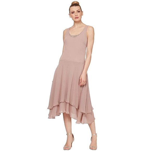 Mother of the Bride. SLNY. Size 18W Cashmere color. 2 piece - Picture 7 of 10